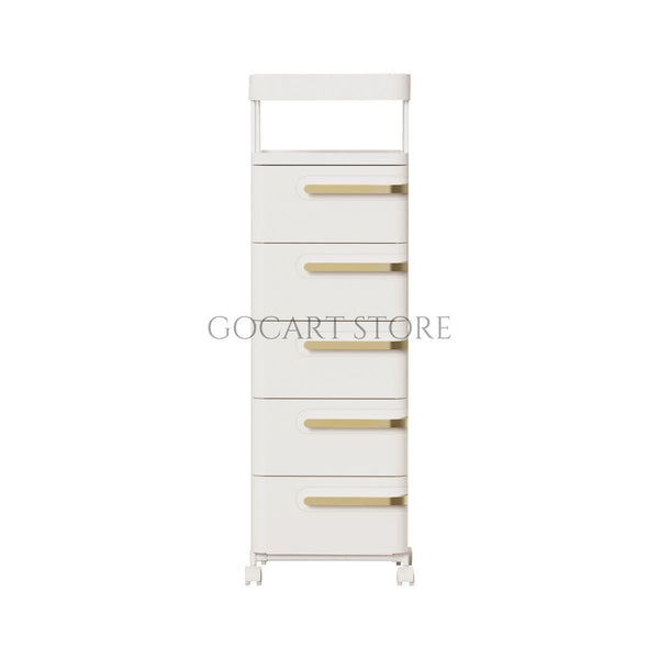 Bedside Décor & Storage Table - 5 Drawers