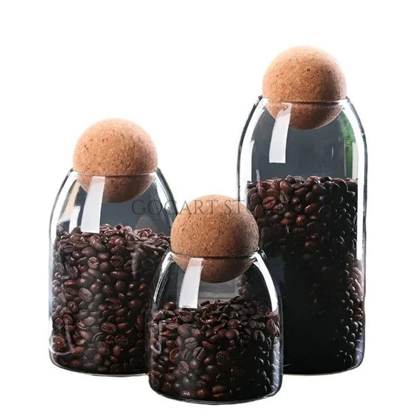 Ball Cork Glass Jar