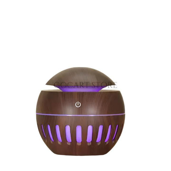 Wood Grain Round Humidifier