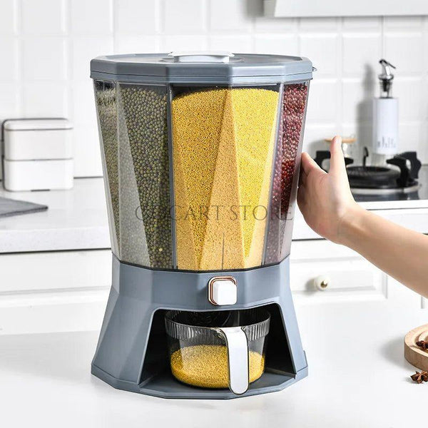 10 KG Rotate Rice Container