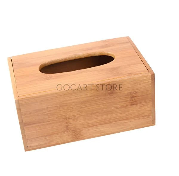 Bamboo Wooden Tissue Box