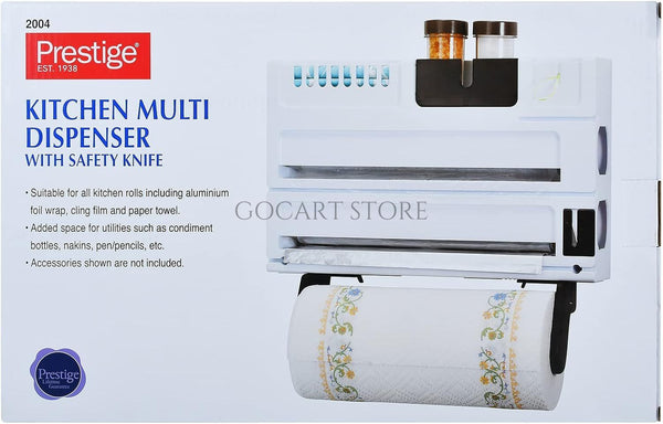 Prestige Kitchen Multi Dispenser with Safety Knife