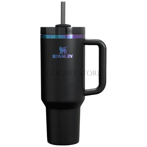 The Quencher H2.0 FlowState™ Tumbler | 40 OZ | Black Chroma