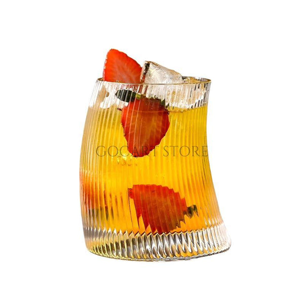 Premium Crystal Cocktail Curve Glass (6 Pcs Set)