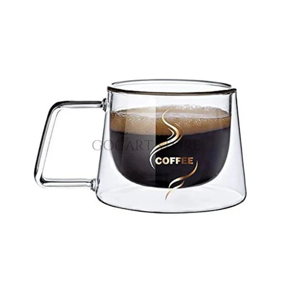 High Borosilicate Coffee Cup - Double Walled