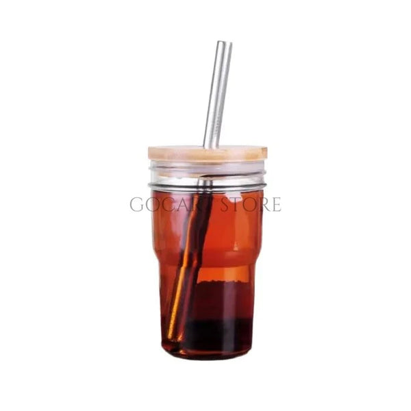 Smoothie Straw Cup With Lid