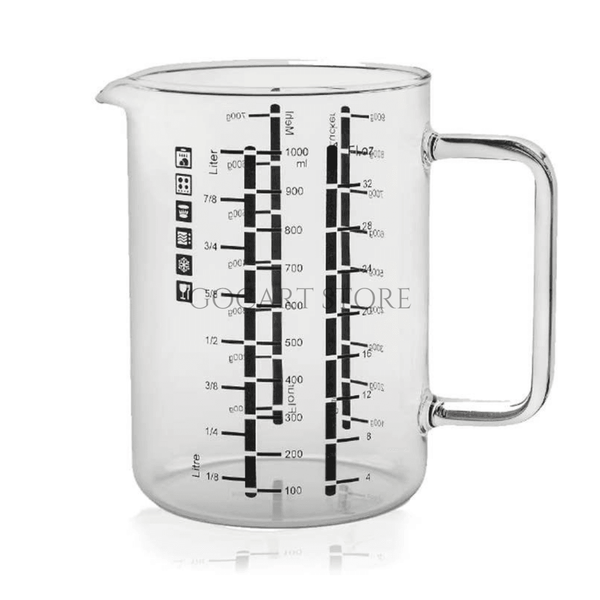 Glass Measuring Cup - 2 Pc Set