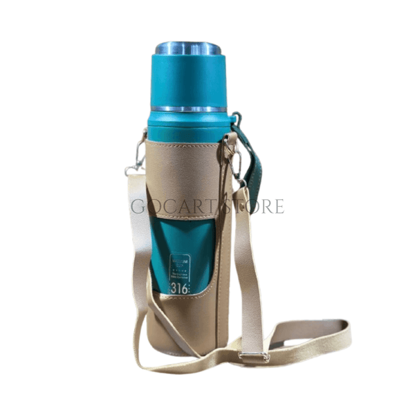 Stainless Steel Bottle With Leather Cover