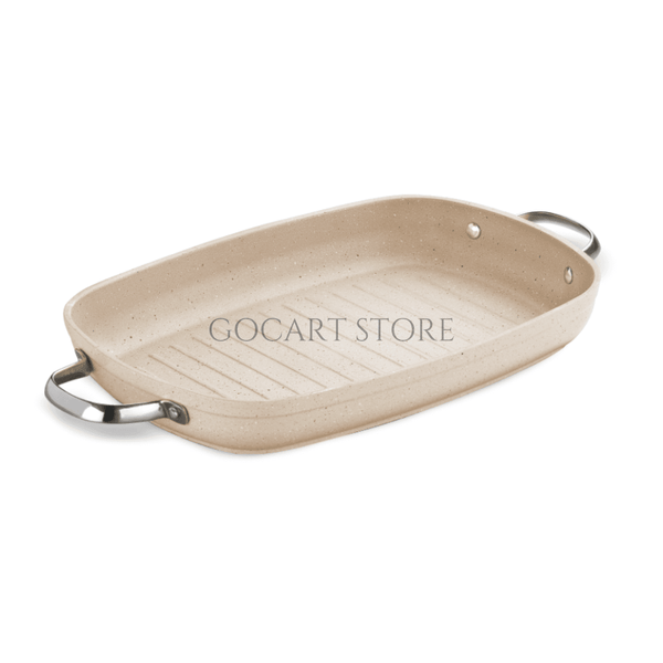 Korkmaz A1274 Granita Aluminum Grill Frypan 35x25cm 3.2L