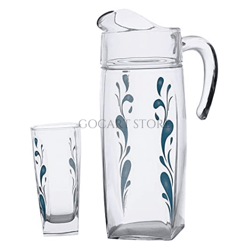 Luminarc Flame Sparkle Water Set Turq (Blue)