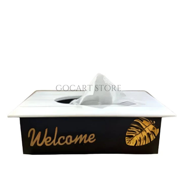 MDF Wood Tissue Box