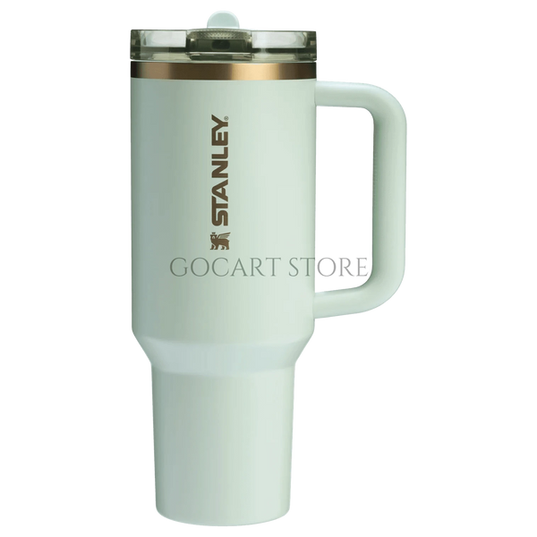The Quencher ProTour Flip Straw Tumbler | 40 OZ - Gilded Celadon