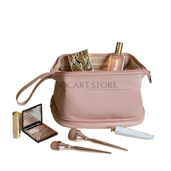 Women Cosmetic PU Leather Bag