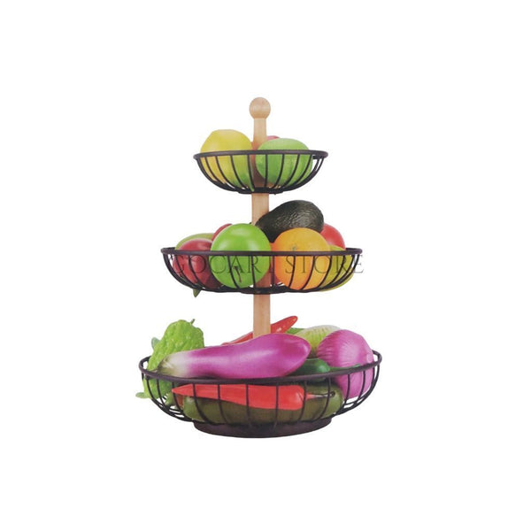 3 Layer Fruit Basket Round - Binca