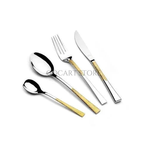 Arshia Gold Premium Stainless Steel 26pcs Cutlery Sets TM762G
